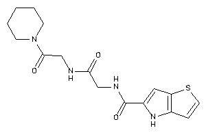 N-[2-keto-2-[(2-keto-2-piperidino-ethyl)amino]ethyl]-4H-thieno[3,2-b]pyrrole-5-carboxamide