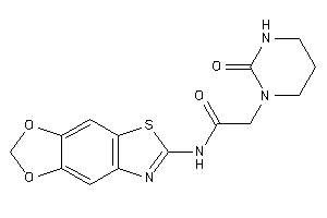 N-([1,3]dioxolo[4,5-f][1,3]benzothiazol-6-yl)-2-(2-ketohexahydropyrimidin-1-yl)acetamide