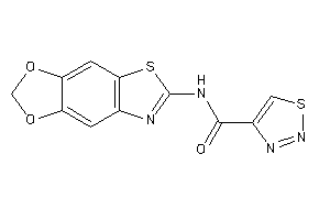 N-([1,3]dioxolo[4,5-f][1,3]benzothiazol-6-yl)thiadiazole-4-carboxamide