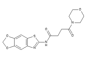 N-([1,3]dioxolo[4,5-f][1,3]benzothiazol-6-yl)-4-keto-4-morpholino-butyramide