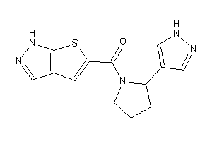 [2-(1H-pyrazol-4-yl)pyrrolidino]-(1H-thieno[2,3-c]pyrazol-5-yl)methanone
