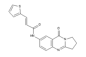 N-(9-keto-2,3-dihydro-1H-pyrrolo[2,1-b]quinazolin-7-yl)-3-(2-thienyl)acrylamide