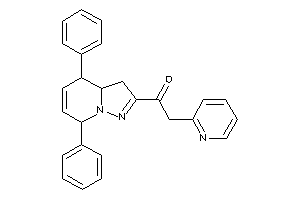 Image of 1-(4,7-diphenyl-3,3a,4,7-tetrahydropyrazolo[1,5-a]pyridin-2-yl)-2-(2-pyridyl)ethanone