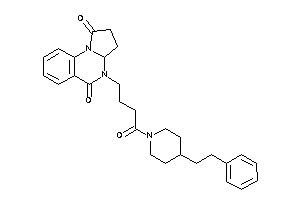 4-[4-keto-4-(4-phenethylpiperidino)butyl]-3,3a-dihydro-2H-pyrrolo[1,2-a]quinazoline-1,5-quinone