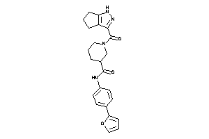 N-[4-(2-furyl)phenyl]-1-(1,4,5,6-tetrahydrocyclopenta[c]pyrazole-3-carbonyl)nipecotamide