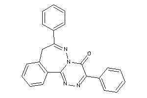 3,7-diphenyl-8H-[1,2,4]triazino[3,4-a][2,3]benzodiazepin-4-one