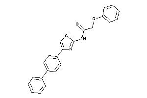 2-phenoxy-N-[4-(4-phenylphenyl)thiazol-2-yl]acetamide