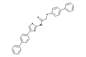2-(4-phenylphenoxy)-N-[4-(4-phenylphenyl)thiazol-2-yl]acetamide