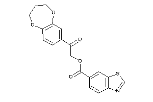 1,3-benzothiazole-6-carboxylic Acid [2-(3,4-dihydro-2H-1,5-benzodioxepin-7-yl)-2-keto-ethyl] Ester
