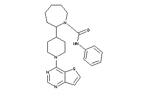 Image of N-phenyl-2-(1-thieno[3,2-d]pyrimidin-4-yl-4-piperidyl)azepane-1-carboxamide