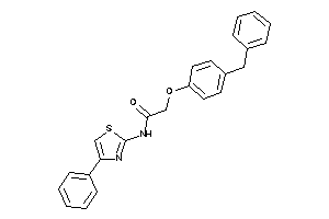 2-(4-benzylphenoxy)-N-(4-phenylthiazol-2-yl)acetamide