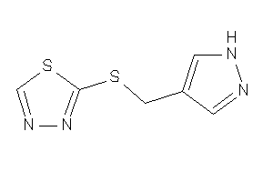 2-(1H-pyrazol-4-ylmethylthio)-1,3,4-thiadiazole