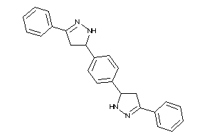 3-phenyl-5-[4-(5-phenyl-2-pyrazolin-3-yl)phenyl]-2-pyrazoline