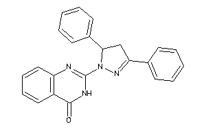 Image of 2-(3,5-diphenyl-2-pyrazolin-1-yl)-3H-quinazolin-4-one