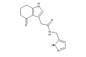 Image of 2-(4-keto-1,5,6,7-tetrahydroindol-3-yl)-N-(1H-pyrazol-5-ylmethyl)acetamide