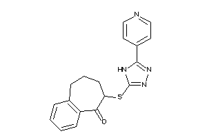 8-[[5-(4-pyridyl)-4H-1,2,4-triazol-3-yl]thio]-5,6,7,8-tetrahydrobenzocyclohepten-9-one