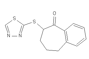 8-(1,3,4-thiadiazol-2-ylthio)-5,6,7,8-tetrahydrobenzocyclohepten-9-one