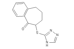 8-(4H-1,2,4-triazol-3-ylthio)-5,6,7,8-tetrahydrobenzocyclohepten-9-one