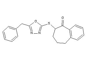 8-[(5-benzyl-1,3,4-oxadiazol-2-yl)thio]-5,6,7,8-tetrahydrobenzocyclohepten-9-one