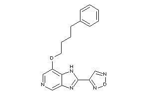 3-[7-(4-phenylbutoxy)-1H-imidazo[4,5-c]pyridin-2-yl]furazan
