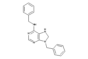 Benzyl-(9-benzyl-7,8-dihydropurin-6-yl)amine