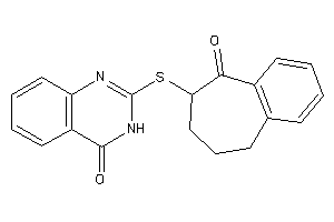 2-[(9-keto-5,6,7,8-tetrahydrobenzocyclohepten-8-yl)thio]-3H-quinazolin-4-one