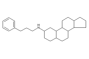 Image of 2,3,4,5,6,7,8,9,10,11,12,13,14,15,16,17-hexadecahydro-1H-cyclopenta[a]phenanthren-2-yl(3-phenylpropyl)amine