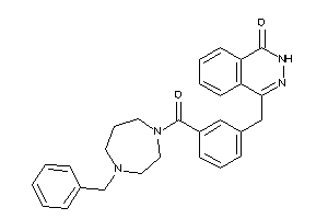 4-[3-(4-benzyl-1,4-diazepane-1-carbonyl)benzyl]-2H-phthalazin-1-one