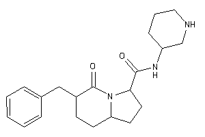 6-benzyl-5-keto-N-(3-piperidyl)indolizidine-3-carboxamide