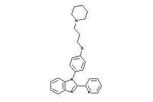 1-[4-(3-piperidinopropoxy)phenyl]-2-(2-pyridyl)benzimidazole