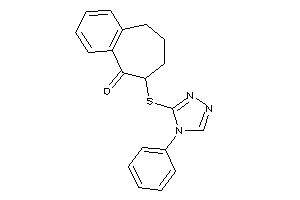 8-[(4-phenyl-1,2,4-triazol-3-yl)thio]-5,6,7,8-tetrahydrobenzocyclohepten-9-one