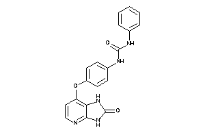 1-[4-[(2-keto-1,3-dihydroimidazo[4,5-b]pyridin-7-yl)oxy]phenyl]-3-phenyl-urea