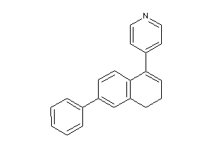 Image of 4-(6-phenyl-3,4-dihydronaphthalen-1-yl)pyridine