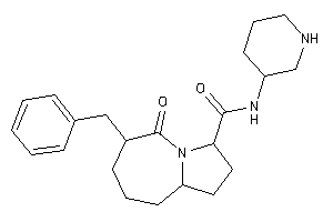6-benzyl-5-keto-N-(3-piperidyl)-1,2,3,6,7,8,9,9a-octahydropyrrolo[1,2-a]azepine-3-carboxamide