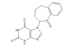 7-(9-keto-5,6,7,8-tetrahydrobenzocyclohepten-8-yl)xanthine