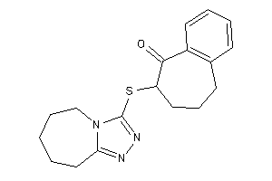8-(6,7,8,9-tetrahydro-5H-[1,2,4]triazolo[4,3-a]azepin-3-ylthio)-5,6,7,8-tetrahydrobenzocyclohepten-9-one