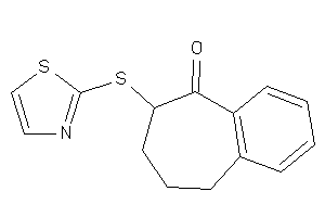 8-(thiazol-2-ylthio)-5,6,7,8-tetrahydrobenzocyclohepten-9-one