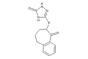 3-[(9-keto-5,6,7,8-tetrahydrobenzocyclohepten-8-yl)thio]-1,4-dihydro-1,2,4-triazol-5-one