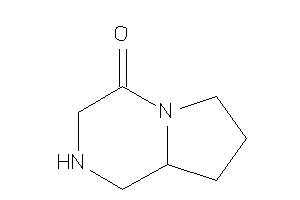 Image of 2,3,6,7,8,8a-hexahydro-1H-pyrrolo[1,2-a]pyrazin-4-one