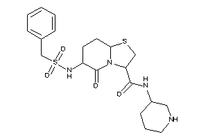 6-(benzylsulfonylamino)-5-keto-N-(3-piperidyl)-2,3,6,7,8,8a-hexahydrothiazolo[3,2-a]pyridine-3-carboxamide