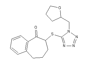 Image of 8-[[1-(tetrahydrofurfuryl)tetrazol-5-yl]thio]-5,6,7,8-tetrahydrobenzocyclohepten-9-one