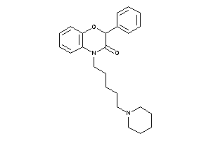 2-phenyl-4-(5-piperidinopentyl)-1,4-benzoxazin-3-one