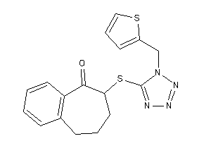 Image of 8-[[1-(2-thenyl)tetrazol-5-yl]thio]-5,6,7,8-tetrahydrobenzocyclohepten-9-one