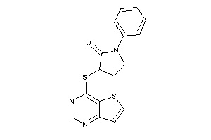1-phenyl-3-(thieno[3,2-d]pyrimidin-4-ylthio)-2-pyrrolidone
