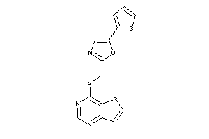 Image of 2-[(thieno[3,2-d]pyrimidin-4-ylthio)methyl]-5-(2-thienyl)oxazole