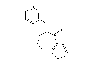 Image of 8-(pyridazin-3-ylthio)-5,6,7,8-tetrahydrobenzocyclohepten-9-one