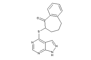 8-(1H-pyrazolo[3,4-d]pyrimidin-4-ylthio)-5,6,7,8-tetrahydrobenzocyclohepten-9-one