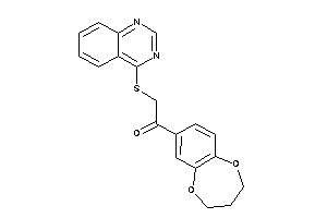1-(3,4-dihydro-2H-1,5-benzodioxepin-7-yl)-2-(quinazolin-4-ylthio)ethanone