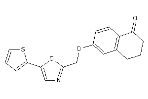 6-[[5-(2-thienyl)oxazol-2-yl]methoxy]tetralin-1-one