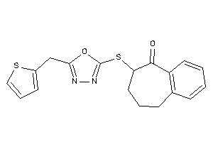 8-[[5-(2-thenyl)-1,3,4-oxadiazol-2-yl]thio]-5,6,7,8-tetrahydrobenzocyclohepten-9-one